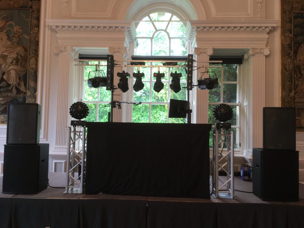Premier Disco Silver Packageat a Hopetoun House wedding reception