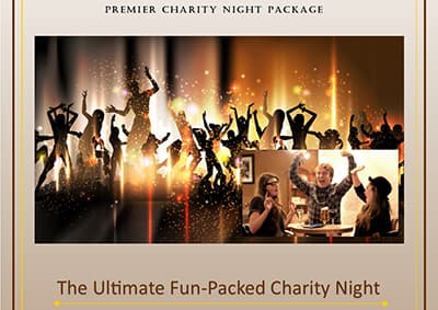Premier Disco charity fun night Scotland - fundraising event with races quiz and games