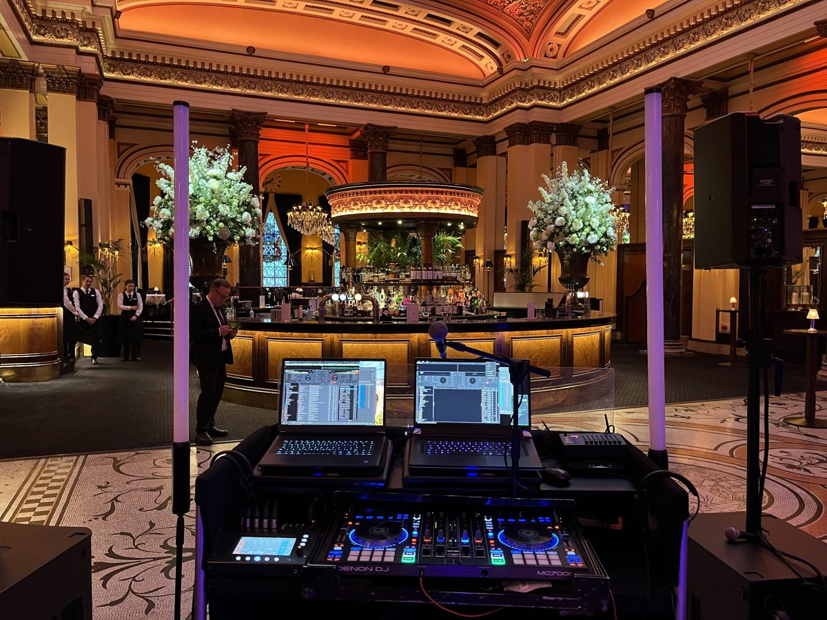 The dancefloor at The Dome from the DJ's perspective — the venue we cover as DJ at The Dome