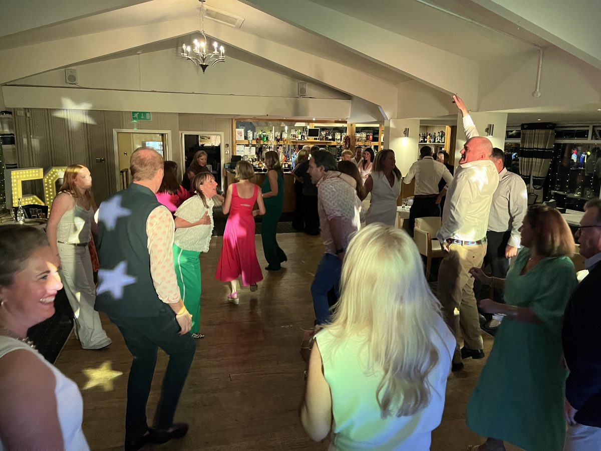 Guests dancing at a Premier Disco event — Premier Disco testimonials in action